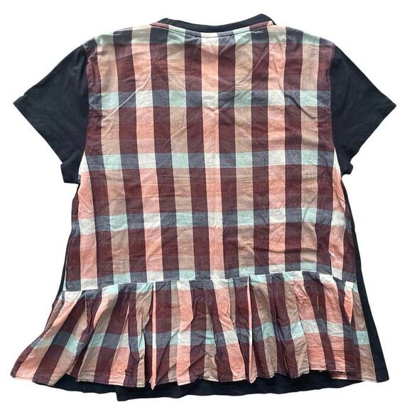 Kate Spade Saturday Ruffle back Tshirt size small. - Picture 2 of 3